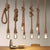 Vintage Hemp Rope Pendant Light LED E27 Base Loft Creative Personality Industrial Chandelier