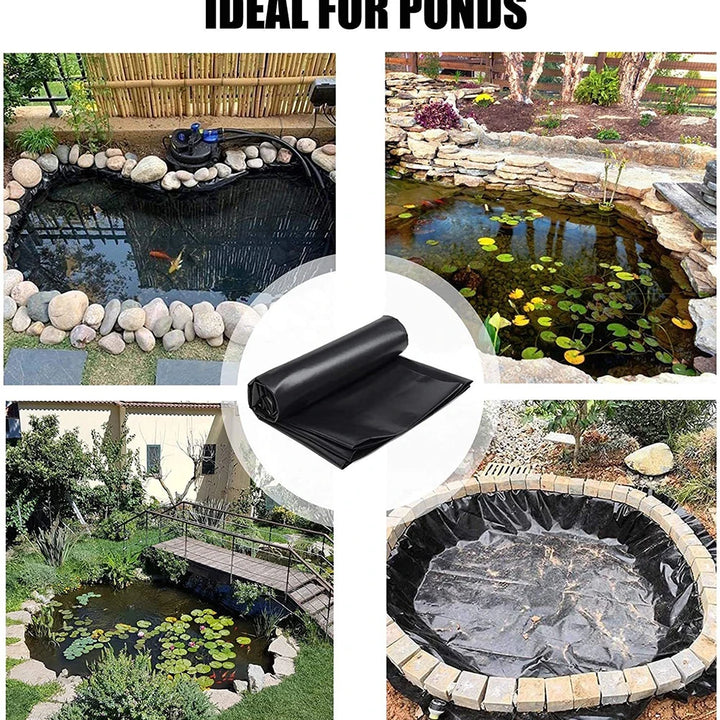 Pond Liner Premium Heavy Duty Pond Liner For Garden Ponds Fountains Waterfalls Fish Ponds for Protective Pond Environment