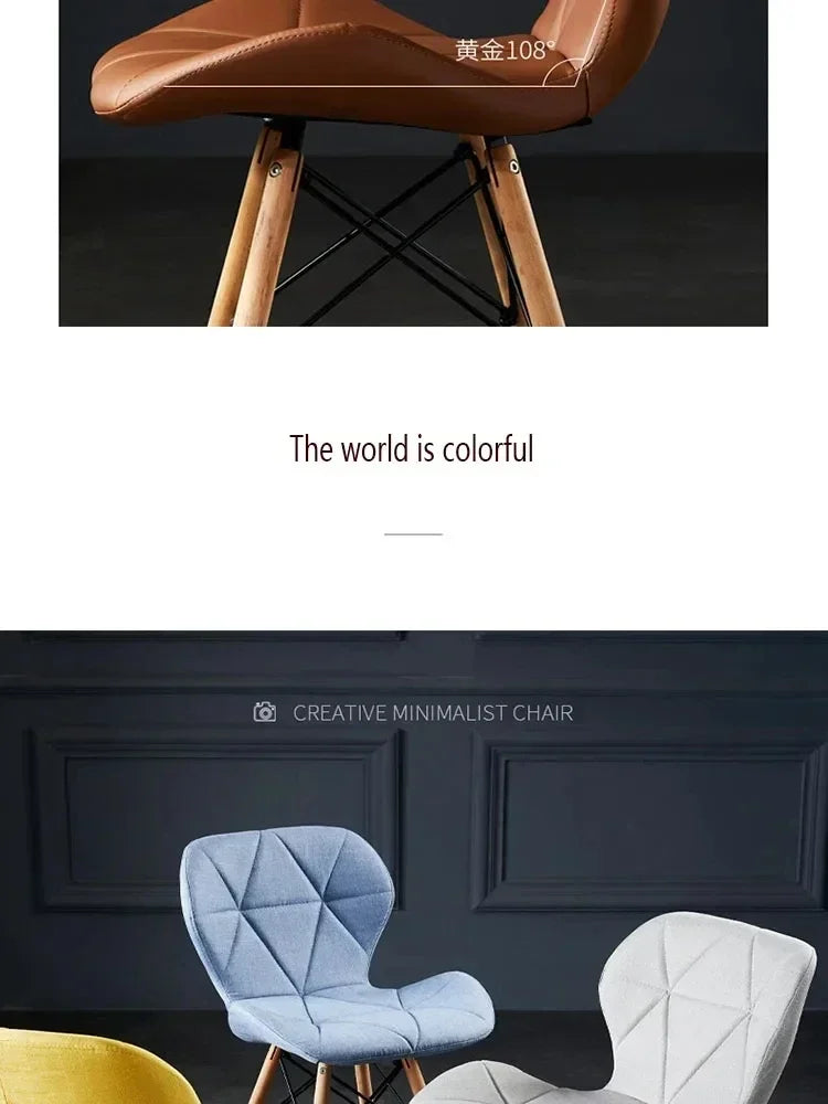 Dining Chair Nordic Bedroom Home Leisure Simple Chair Discussion Desk Chair Makeup Manicure Stool Coffee Milk Tea Shop Dining Ch