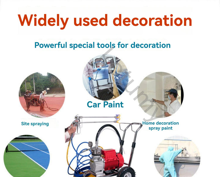 High Pressure Airless Spraying Machine Electric Paint Sprayer Spray 5200W Painting Tools for Paint and Decorating