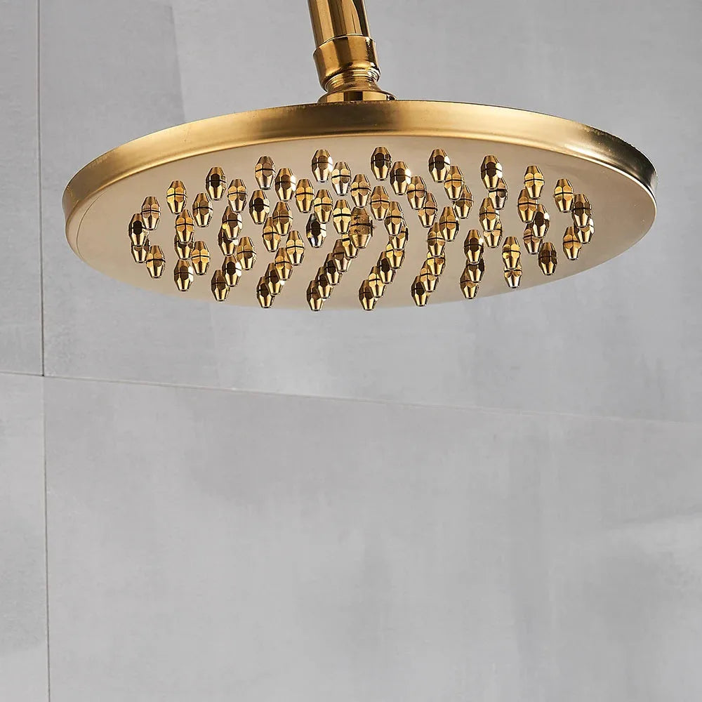 Bathroom Rainfall Shower Head Round Shape 8 -inch Rain Shower head Shower Faucet Head Bathroom Accessories