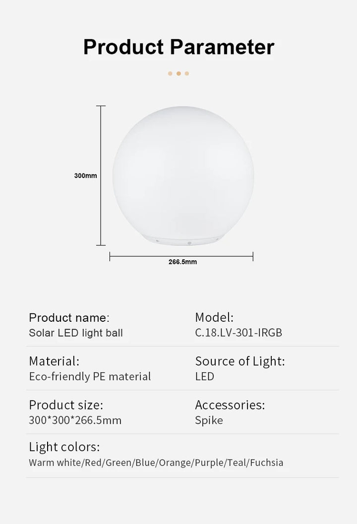 LED Pebble Stone Light Outdoor Camping Lawn Solar Colorful Landscape Light Villa Garden Floor Lamp