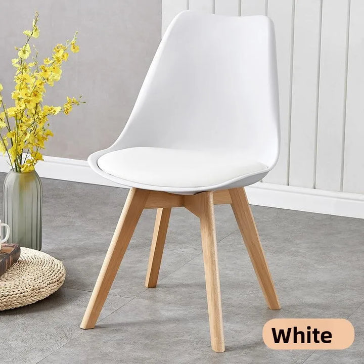 Comfortable Backless Dining Chair Office Chair Cafe Balcony Leisure Simple Home Use Tulip Chair Car Pulling Restaurant Chair