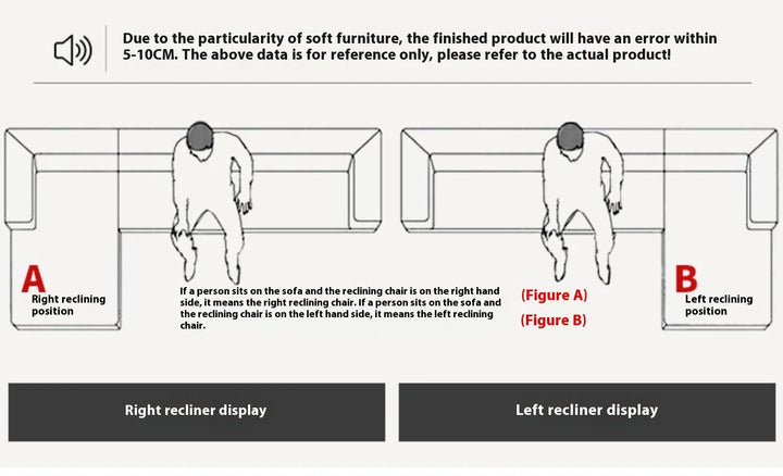 Stylish Italian Genuine Leather Sofa for Living Room with Cup Holder, USB, Adjustable Headrests & Bluetooth Speaker - Lazy Sofa
