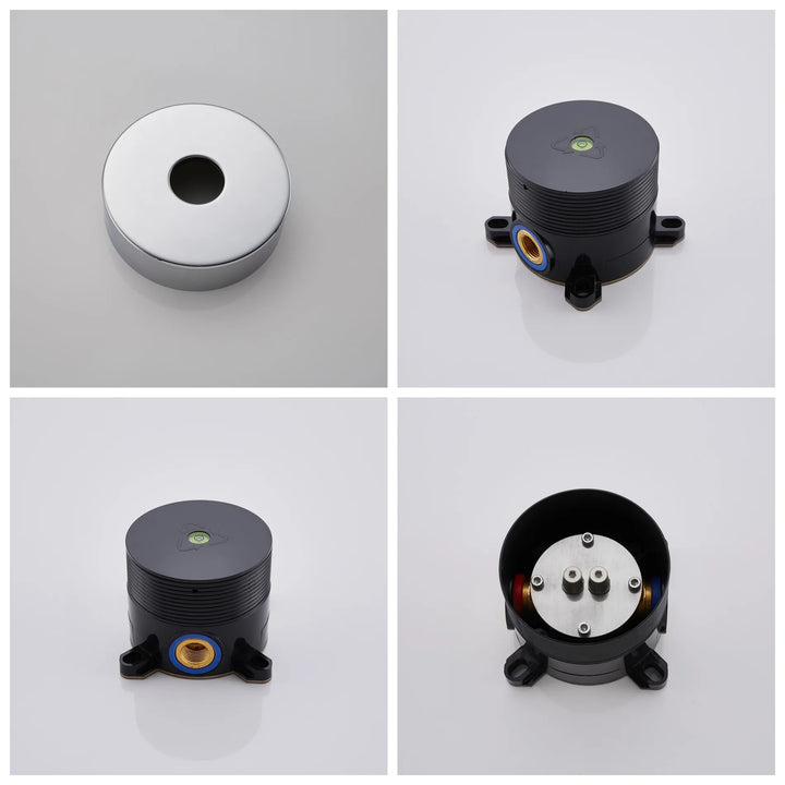 Floor Stand Waterfall Bathtub Faucet Solid Brass Bathroom Bathtub Water Mixer with Hand Shower in Brushed Rose Gold, Black, Gold