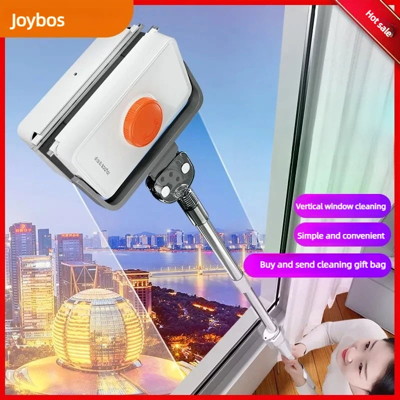 Window Cleaner JOYBOS Unlimited Adjustable Magnetic Glass Professional Double With Telescopic Rod Window For Home Cleaning Brush