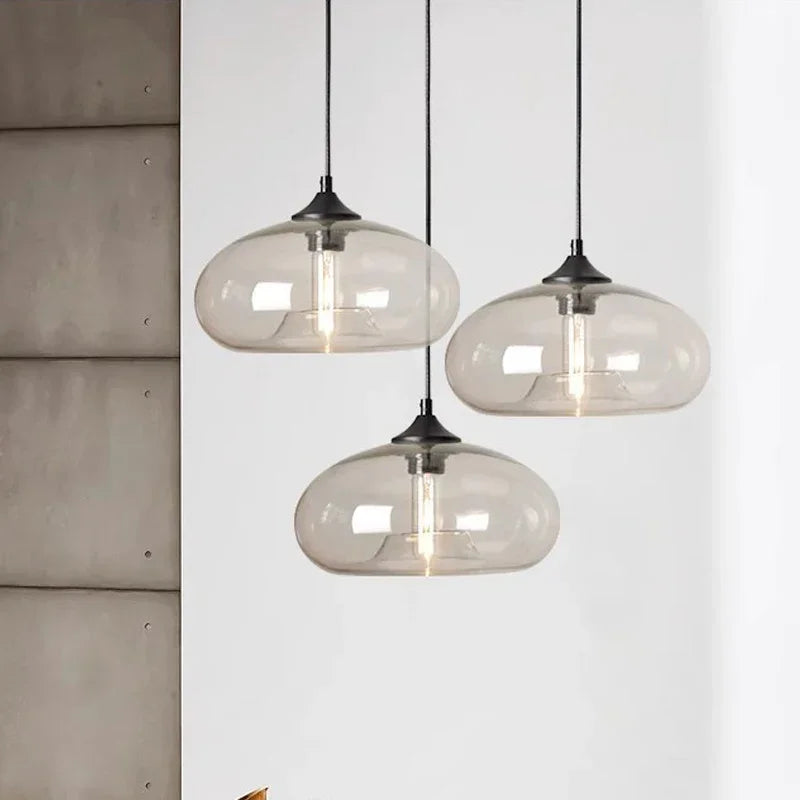 Modern Glass Colorful Pendant Lights Indoor Pendant Lamps