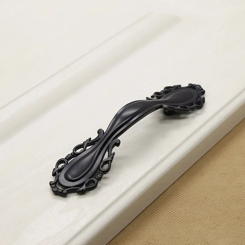 American Style Piano Black Hardware Cabinet Knob Handle European Style Garden Cabinet handle  Cabinet Knob Door Pull