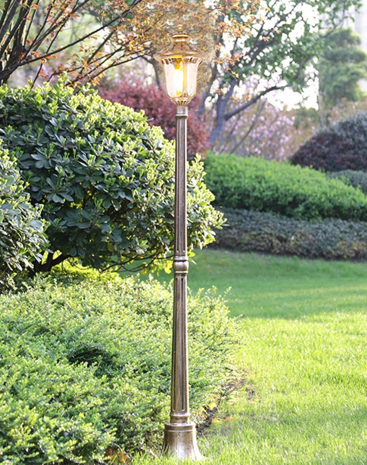 (≈ 1.8M) Outdoor Lawn Lamp European Waterproof Garden Lawn Lamp Outdoor Led  Single Aisle High Pole Street Lamp