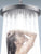 New 6 Modes Big Panel Large Flow Supercharge Rainfall Shower Head High Pressure Top Rain Shower