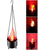Led Fake Flame Lamp Mini 3D Flickering Fire Flame Light Electronic Night Light AU Plug Indoor
