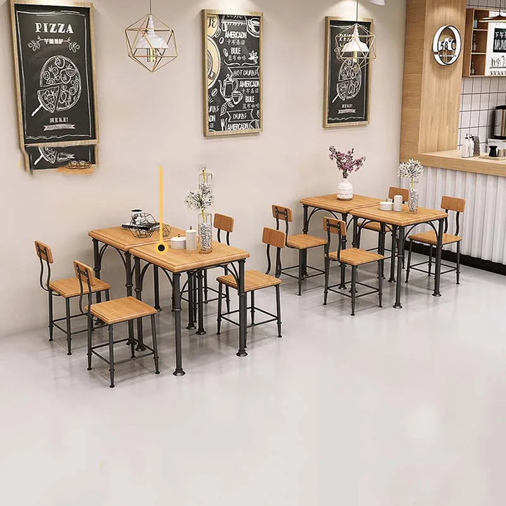 Light Luxury Dining Table Kitchen Unique Wooden Space Saving Modern Tables Conference Side Small Mesas De Comedor Furniture