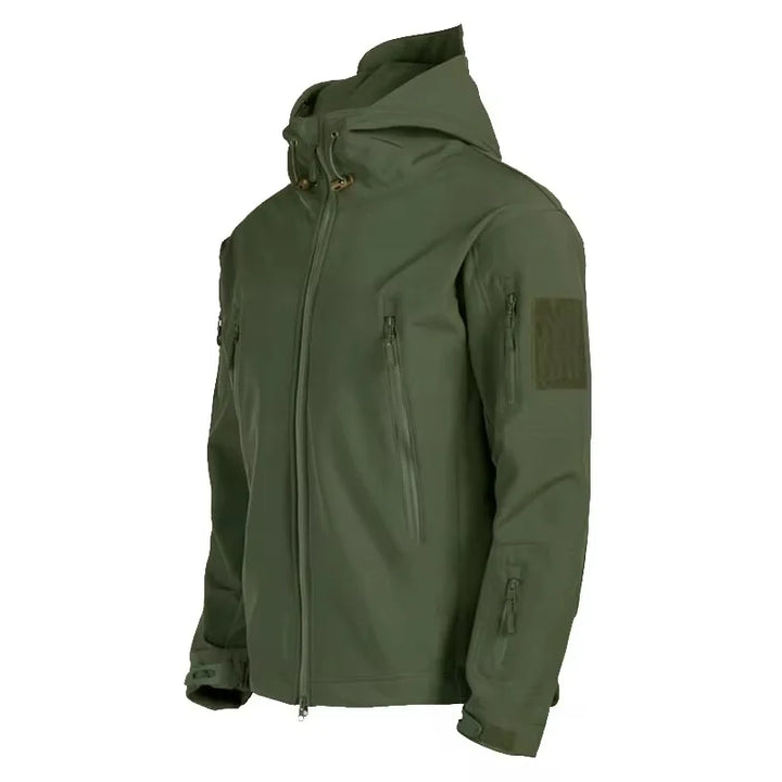Shark Skin Soft Shell Jackets Men  Windproof Waterproof Jacket Hooded Bomber Coats