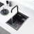 Hidden Kitchen Sink Single Bowl Small Size Stainless Steel  Balcony Concealed Sinks