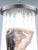 New 6 Modes Big Panel Large Flow Supercharge Rainfall Shower Head High Pressure Top Rain Shower