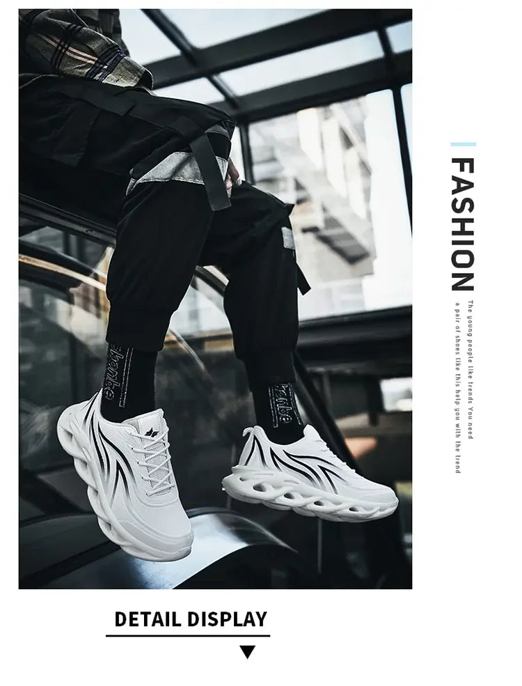 Men Sports Shoes Luxury Casual Sneakers Mesh Running Shoes Summer Lightweight Platform Fashion Basketball Walking Shoes for Men