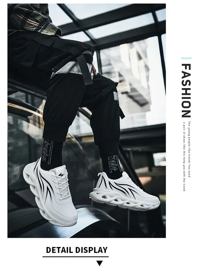 Men Sports Shoes Luxury Casual Sneakers Mesh Running Shoes Summer Lightweight Platform Fashion Basketball Walking Shoes for Men