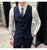 High Quality Business Casual Wedding (suit + Vest + Trousers) 2024 New Fashion Banquet Handsome Men's 3-piece Set  S-6XL
