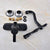 Black Oil Rubbed Bronze Bathroom Kitchen Sink Faucet Mixer Tap Swivel Spout Wall Mounted Single Handle mnf841