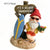 1 piece of Christmas decoration, home garden decoration, dwarf figurine, resin crafts, white bearded old man, Christmas gift