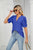 Womens Summer Tops V Neck Ruffle Sleeve Blouses Short Sleeve Casual Tops T-Shirts For Women