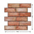 3D Foam Wall Stickers 10PCS Self Adhesive Retro Sticker Decor Subway Tile Brick Wallpaper for Bathroom Fireplace Interior Decor