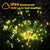 1PC Solar Fireworks Lamp Outdoor Grass Globe Dandelion Flash String Fairy lights 90 /150/200 LED