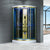 1000X1000X2150mm Sector-Shaped Bathroom Steam Shower Enclosure Computer Control Wet Sauna Room 7042