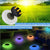 RGB Solar Pool Light Ambient Inflatable Courtyard Lawn Terrace Party Beach Outdoor Solar Floating Pool Light