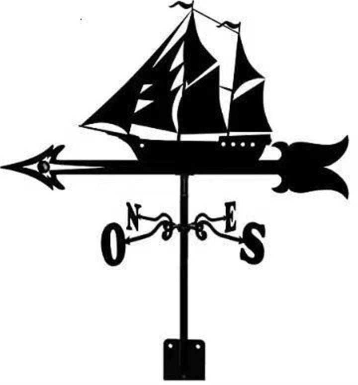 Metal Weathervane,Wind Vane,Dairy Cattle Iron Wind Direction Indicator,Villa Garden Roof Buildings,House Outdoor Decoration