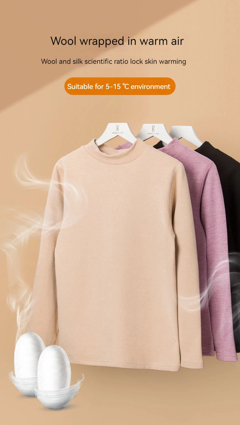 Autumn Winter New Men's Cashmere Silk Soft Comfortable Warm Underwear with Thickened Plush Set for Men Women Thermal Clothing