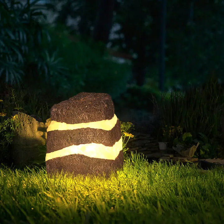 Outdoor Lawn Lamp Waterproof Lawn Garden Lamp Villa Landscape Lamp Park Lamp Resin Garden Imitation Stone Mountain Outdoor Lamp