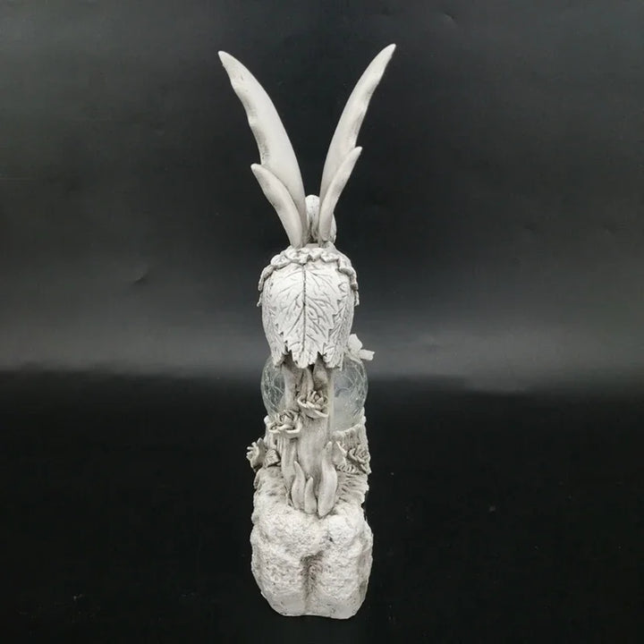 Fairy Garden Solar Flashing LED  Resin Garden Statue Outdoor Decoration