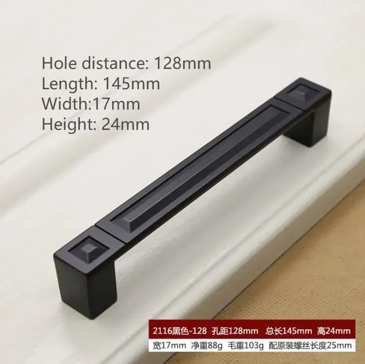 American Style Piano Black Hardware Cabinet Knob Handle European Style Garden Cabinet handle  Cabinet Knob Door Pull