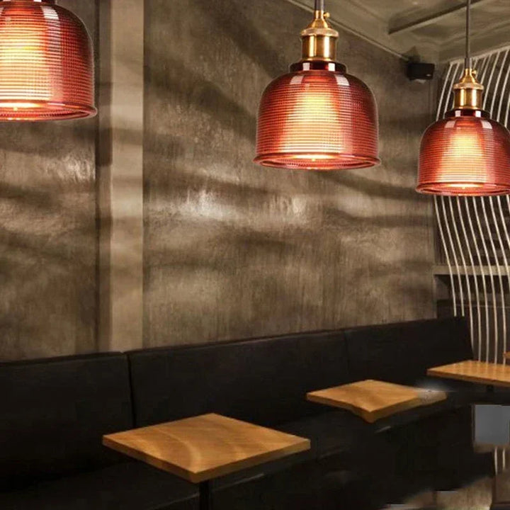 Nordic Glass Pendant Light Modern Brass Creative minimalist Chandelier For Dinning Room E27 Transparent Lampshade  Restaurant
