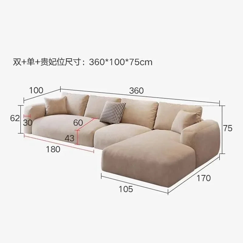 Minimalist Multifunctional Sofas Living Room Modern Classic Lazy Sofas Comfortable Apartment Meuble De Salon Home Decoration
