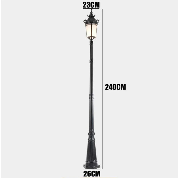 (H≈2.4M) Garden Lights, Outdoor Waterproof Garden Villa Landscape Lights, Street Lights, High Pole Lights