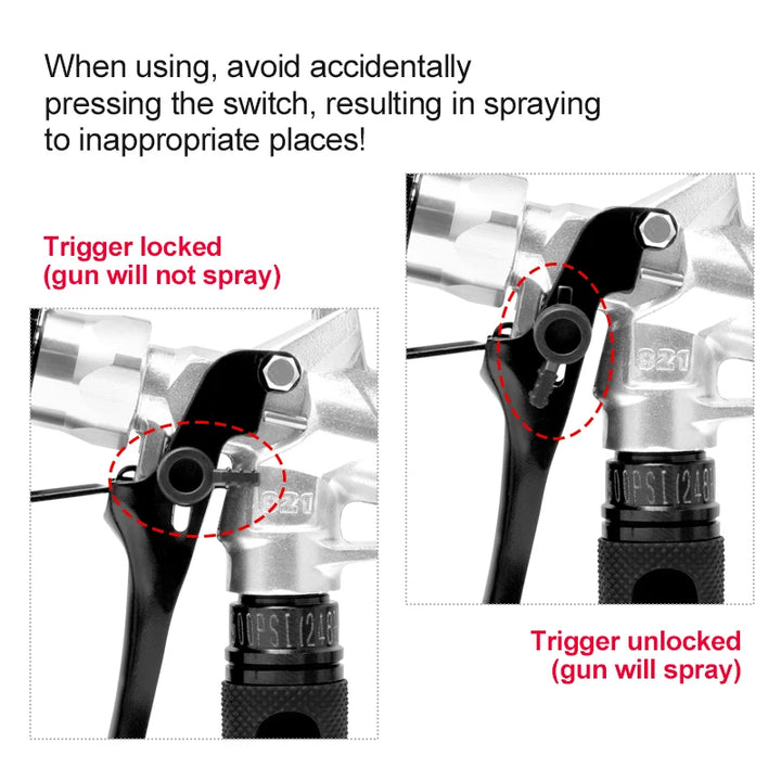 AEROPRO 821 Professional 3600PSI High Pressure Airless Paint Spray Gun Paint Sprayer With 517 Spray Tip For Spraying Machine