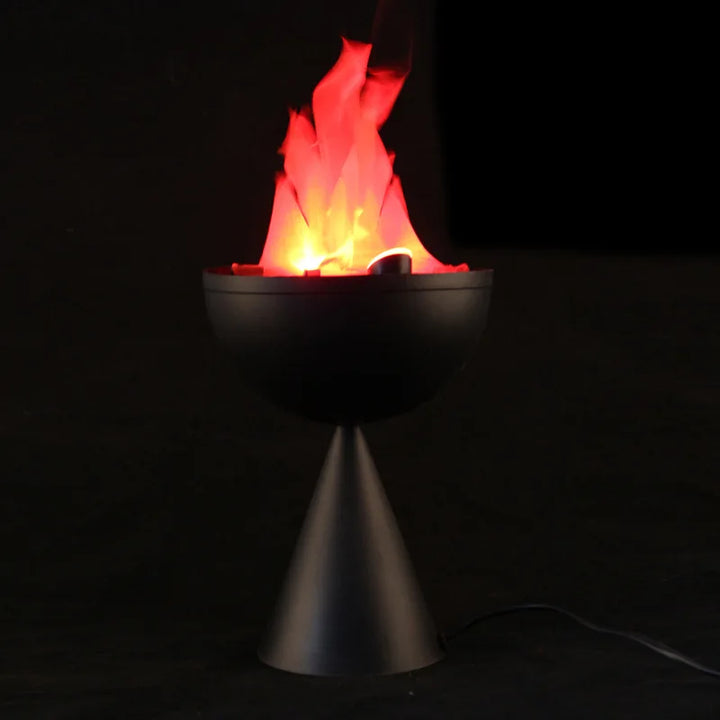 Halloween decoration electronic LED flame lamp fake fire burning prop haunted house bar store home party decoration lighting