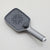 KEMAIDI Piano Key Shower Faucet Set Grey Shower System 4 Function Bathroom Rain Shower Combo Set Brass Bathtub Faucets Mixer