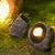 Solar Powered Outdoor Rock Lights Outdoor Lighting Courtyard Imitation Stone Landscape Lamp Waterproof Resin Stone Solar Lamp