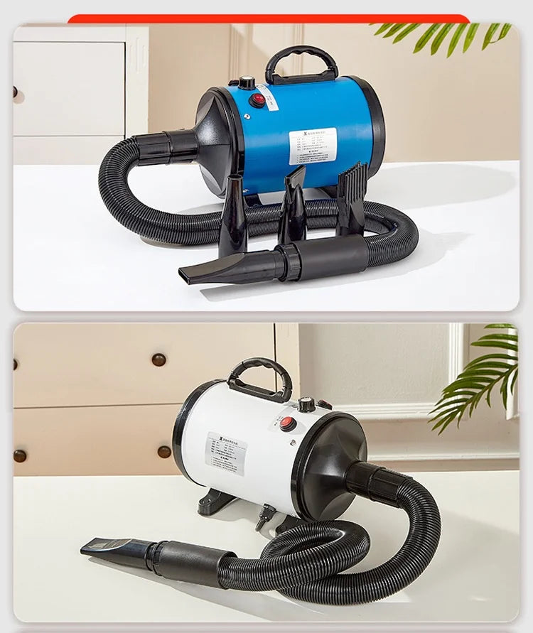 2800W Pet Grooming Dryer Adjustable Speed Temperature Control Dog Blow Dryer Quick drying high power Pet Cat Dog Bath Hair Dryer