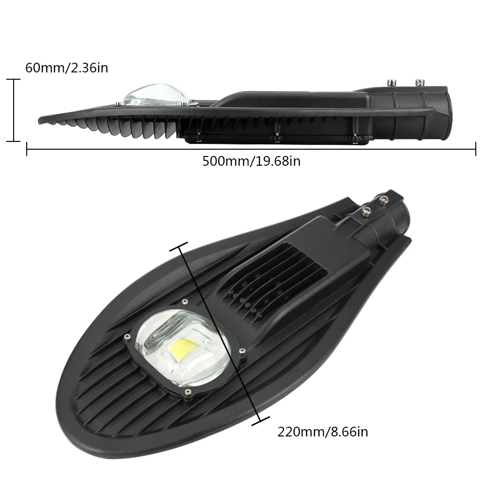 30W 50W 100W Street Light 150W LED Outdoor Lights for Garden Lights Road Lamp AC110V 220V 230V 240V COB Streetlight Lighting