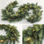 Handcrafted 74.8" Pine Christmas Garland with LED String Lights - Perfect for Indoor & Outdoor Holiday Decor, Christmas Decor