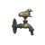 Vidric Outdoor Decorativ Garden Faucet Animal Shape Bibcock Green/Antique Brass Tap Washing Mop/Garden Watering Animal Faucet