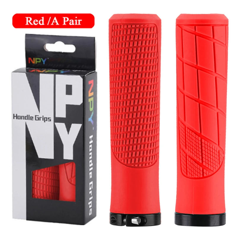 Mtb Grips Integrated Bicycle Grips Comfortable Silicone Mountain Bike Grips Dustproof Waterproof Mtb Cuffs Bike Handles