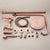 KEMAIDI Antique Copper Bathroom Shower Set Rainfall Bath Shower Systerm 3 Functions Mixer W/Hand Shower Faucet Bathtub Tap