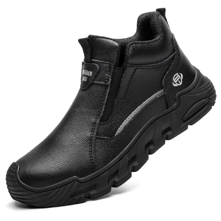 Insulated 6KV Plastic Toe Men's Safety Shoes Anti-impact Puncture-Resistant Work Boots Durable Labor Protection Footwear