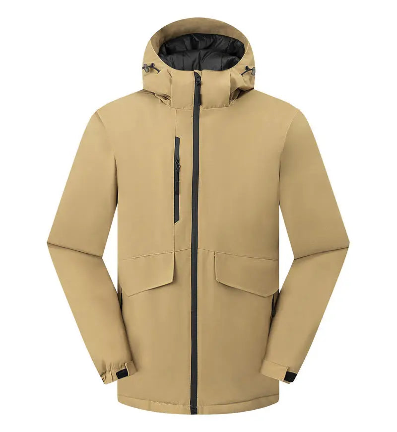 customized logo Spring Autumn Brand Men's Windproof Zipper Jacket Casual High Quality Hooded Baseball Jacket Outdoor C2366