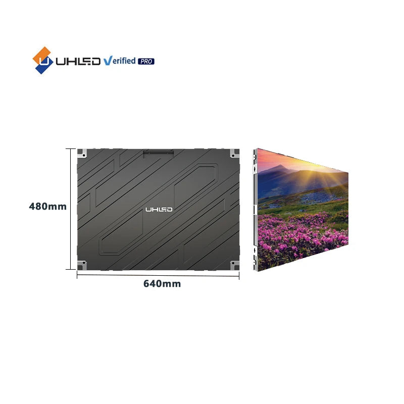 UHLED Led Display P0.9 P1.25 P1.875 P2 Publicidad Indoor Giant Screen Advertising Video Wall LED Display Panel Screen